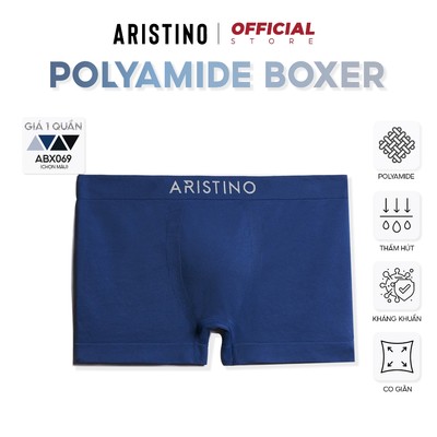 Quần sịp đùi ARISTINO boxer nam thun lạnh cao cấp không đường may mềm mịn, thấm hút mồ hôi - ABX069