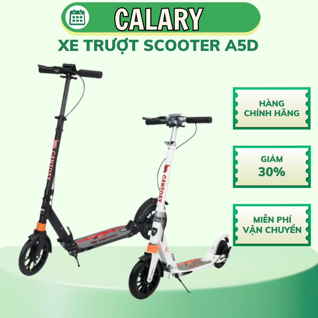 Xe Scooters Cougar- ALS A5D Cao Cấp, Có Phanh Đĩa An Toàn, Khung Hợp Kim Nhôm Chắc Chắn