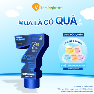 7 Day Slim Viên Uống Giảm Cân Nhập Khẩu Mỹ Giúp Giảm Cảm Giác Thèm Ăn 30 Viên 
