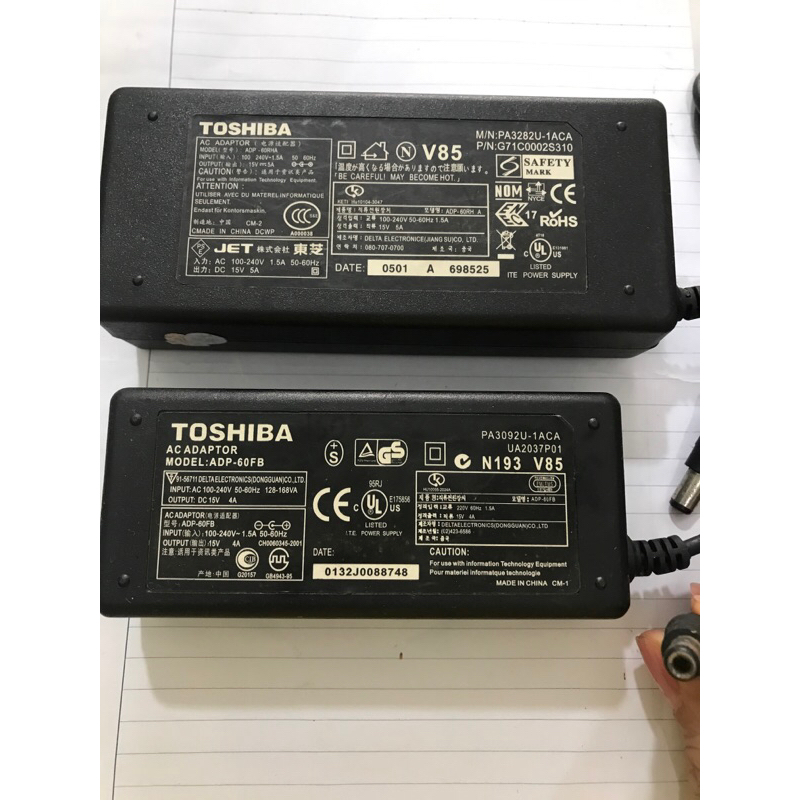Sạc laptop toshiba(adapto toshiba)