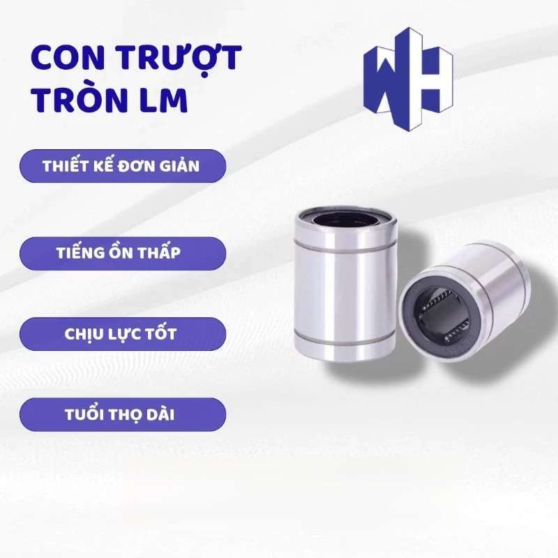 Con trượt tròn LM6.8.10.12.16.20.25.30