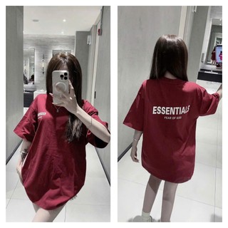 Áo phông form rộng tay lỡ in chữ ESS…GOD A18 áo thun unisex nam nữ siêu hot