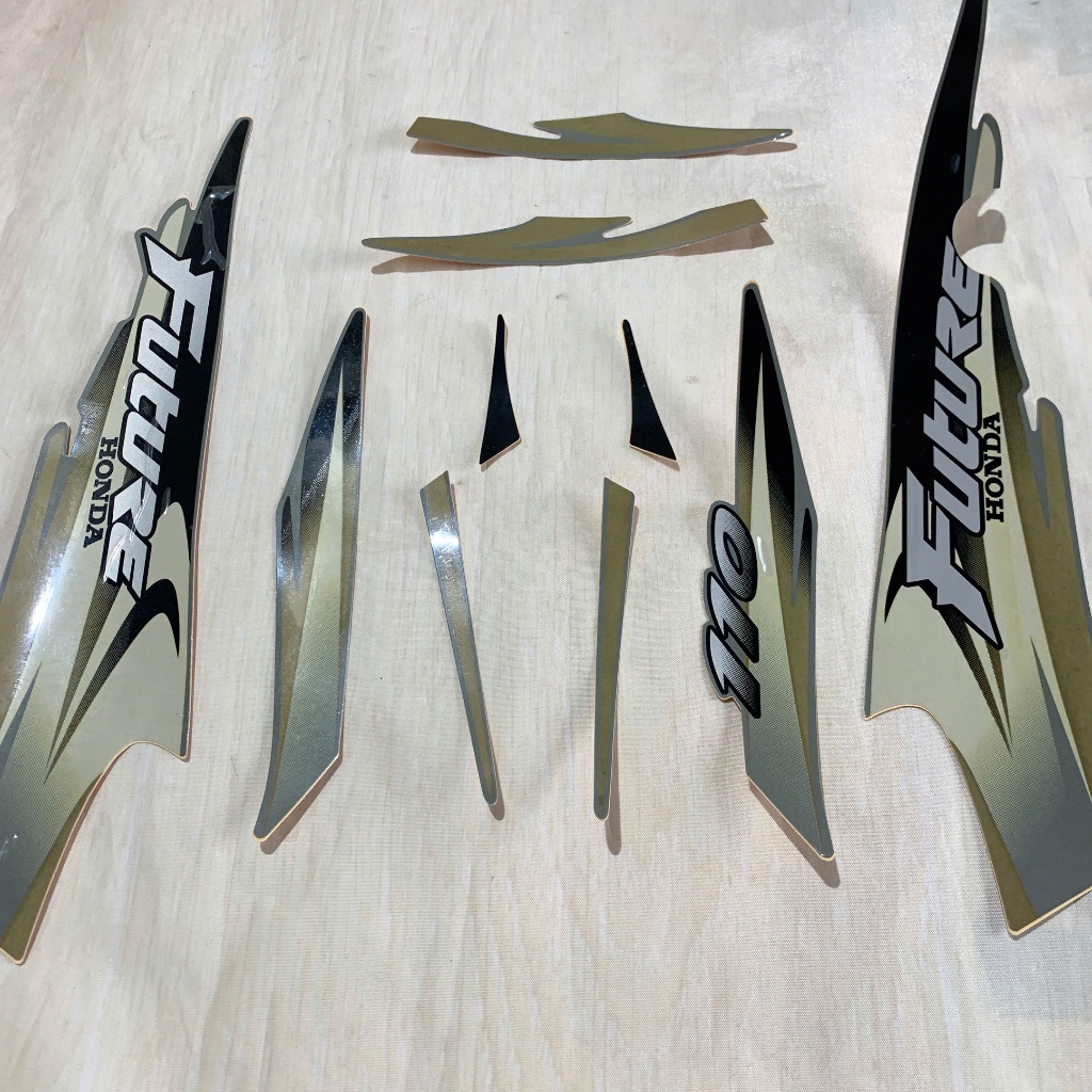 Bộ tem xe Future 1 Màu Xám Ghi  -tem 3 lớp