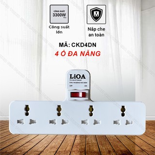 Ổ cắm không dây đa năng, nối chia điện LiOA 3300watt