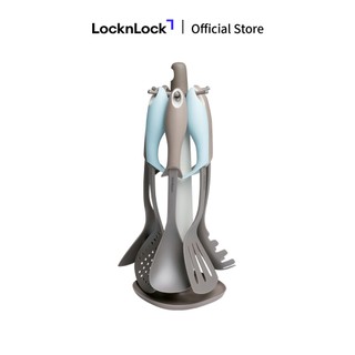 Bộ dụng cụ nhà bếp 7p lock&lock - màu xám - ckt415