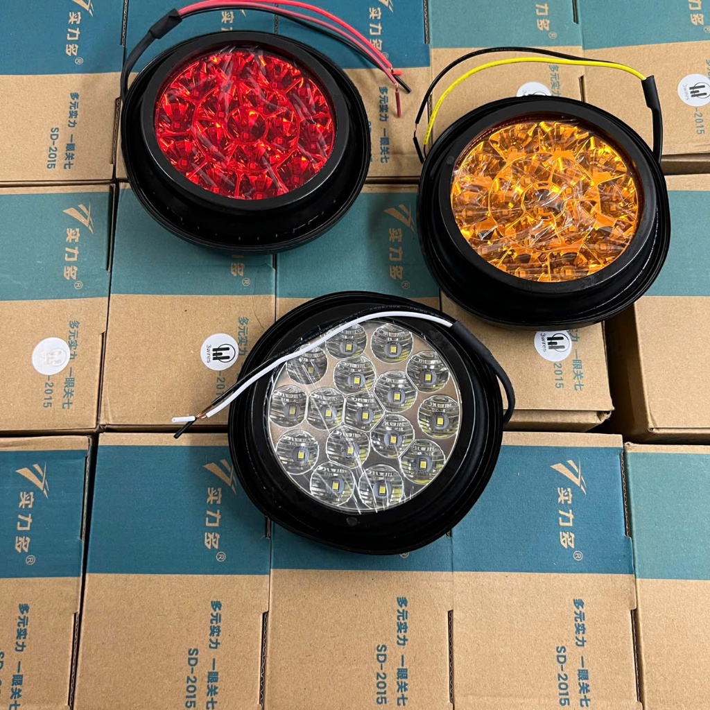 Đèn let hậu tròn các màu 12v hoặc 24v- đèn led mooc led hậu, đèn led gắn cản sau , đèn thay thế chuẩ