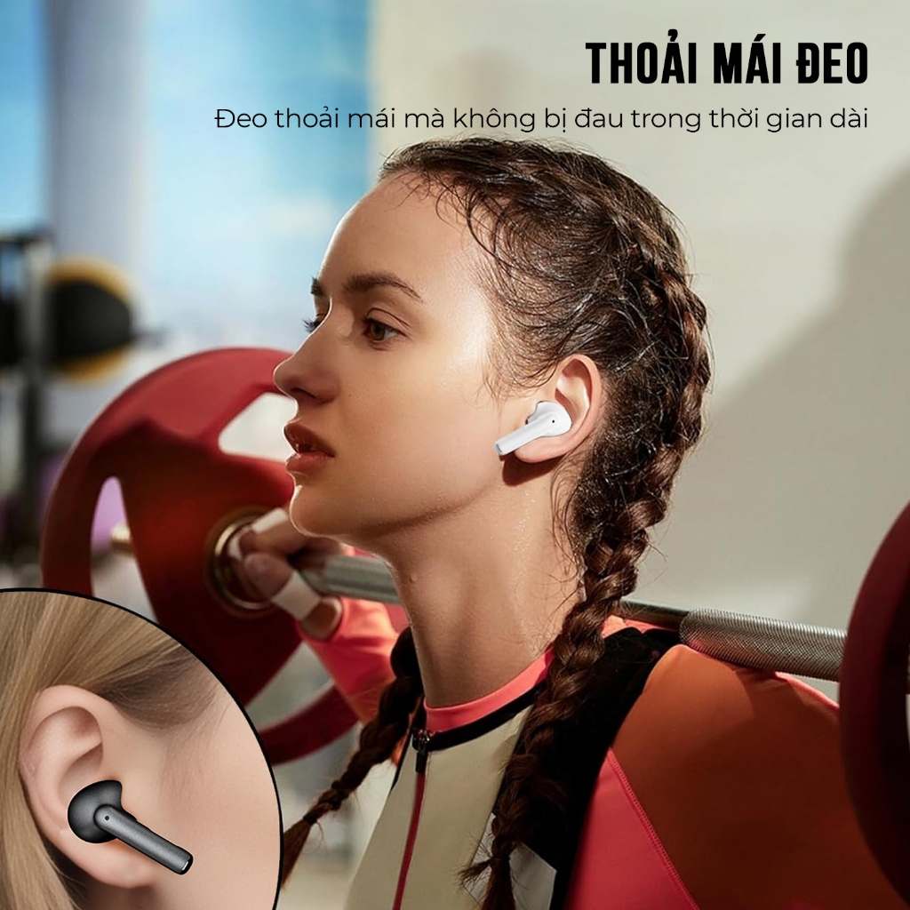 Tai nghe Bluetooth True Wireless StarGO Hero chống ồn ANC thời gian nghe 6h - BH 12 tháng | BigBuy360 - bigbuy360.vn