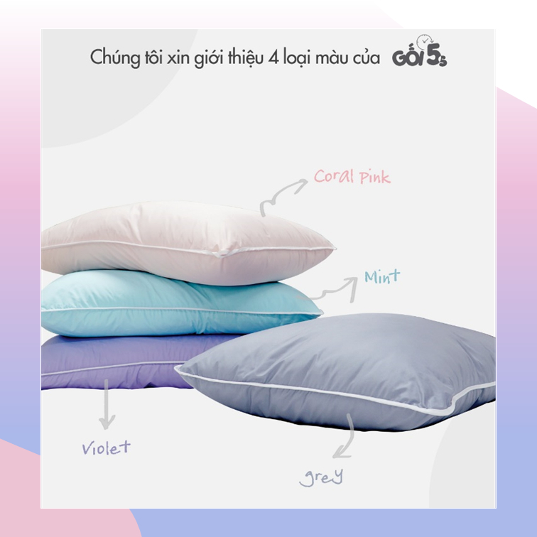 [CAO] Tag 279k Ruột gối cao Everon 5s kháng khuẩn 45x65 cm