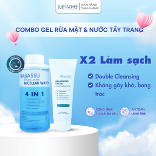 Combo Tẩy Trang Micellar (300mL) & Gel Rửa Mặt (200mL) Làm Sạch Dành Cho Mọi Loại Da