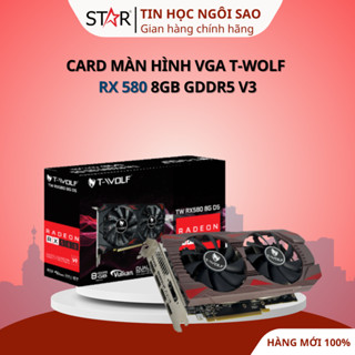 Card Màn Hình VGA T-Wolf RX 580 8GB GDDR5 V3 - Bảo hành 36 tháng