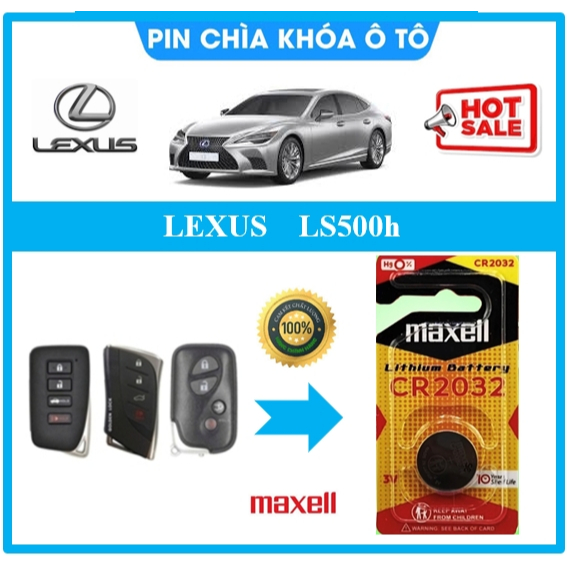 Pin khóa xe LEXUS LS500H hàng chính hãng sản xuất tại Japan 3V Maxcell