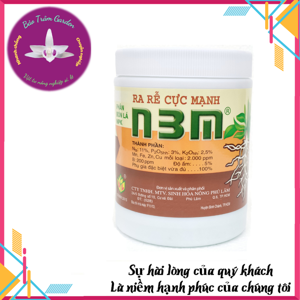 Kích rễ N3M lọ 500g, siêu ra rễ cho cây trồng lọ 500g Phú Lâm