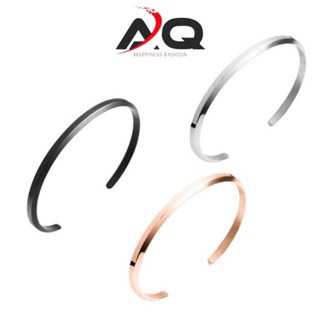  Vòng tay cuff DVV cặp đôi nam nữ Lắc tay kim loại bằng titan không gỉ cao cấp 