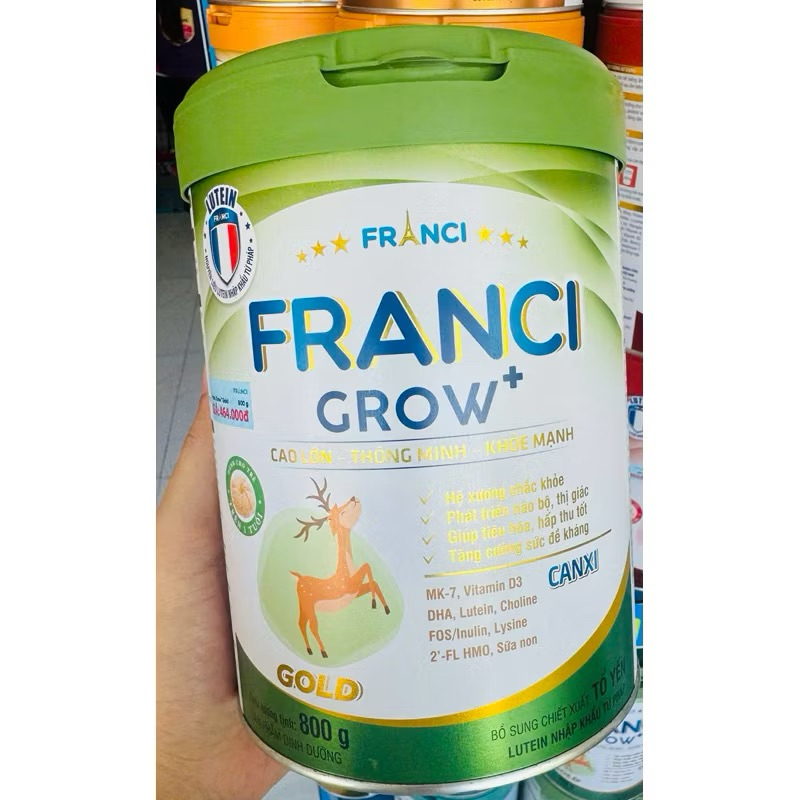 [Combo 3 Lon] Sữa Bột Franci Grow Gold (800g)