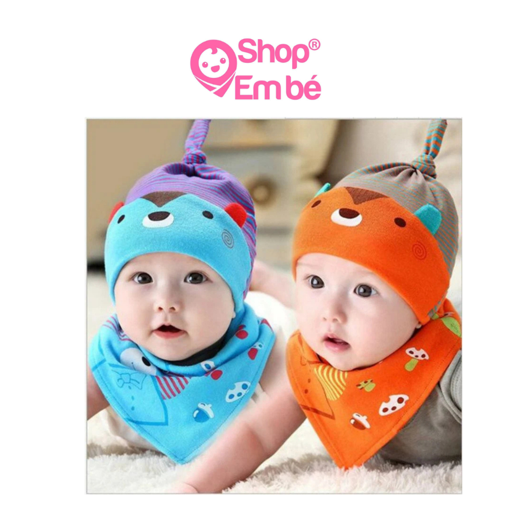 COMBO Set Yếm Nón cho bé