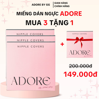 [Mua 3 Tặng 1] Miếng Dán Ngực Chống Nước, Dán Nhũ Hoa Adore, Dán Ti Tàng Hình Cao Cấp Thoáng Khí Không Rơi UniCare By GG