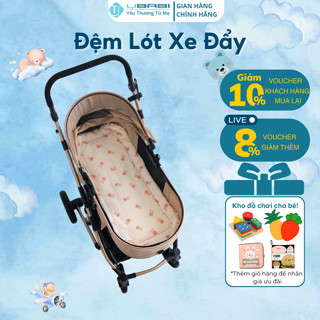 Đệm Lót Xe Đẩy Cho Bé Ubabi UB-PK014 Miếng Lót Xe Đẩy Cho Bé Đệm Ngủ 3 Lớp Bông Dày Dặn Êm Dịu