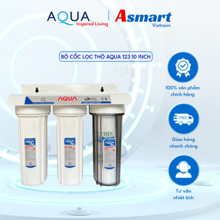 Bộ 3 cốc lọc thô Aqua 10 inch
