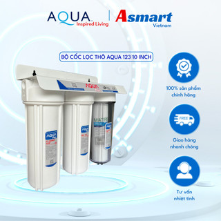 Bộ 3 cốc lọc thô Aqua 10 inch