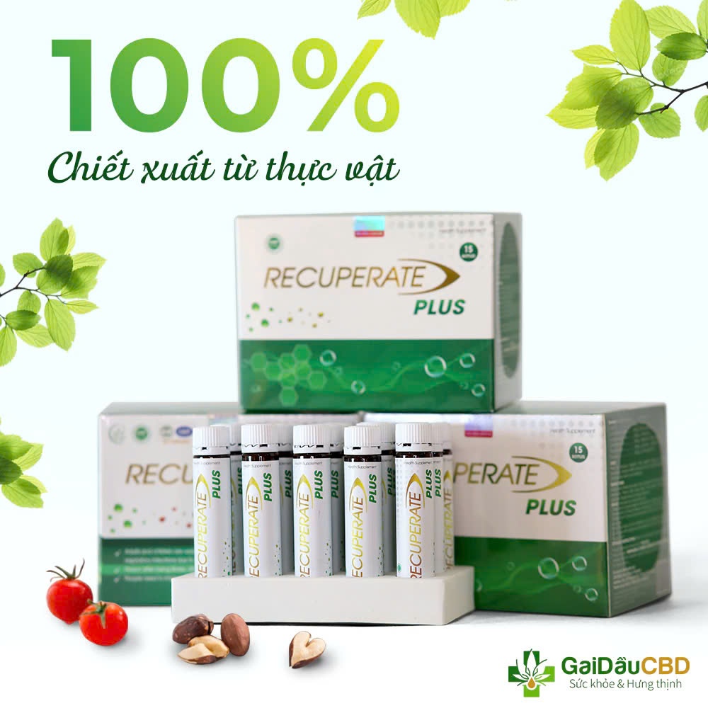 [CHÍNH HÃNG] Đạm tươi Recuperate Plus Đức- tăng đề kháng, giảm mệt mỏi - Hộp 20 lọ