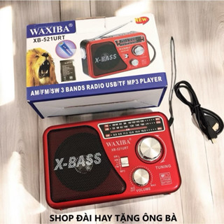 Máy Nghe Nhạc Kiêm Đài Radio FM DAICAT DC-521 URT CÓ hỗ trợ THẺ NHỚ TF và USB Đèn Pin LED