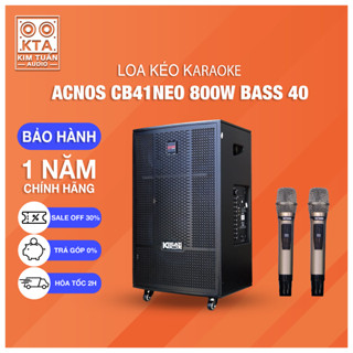  Loa Kéo Karaoke Di Động ACNOS CB41neo 800W BASS 40 - Bảo Hành Chính Hãng 12 Tháng 