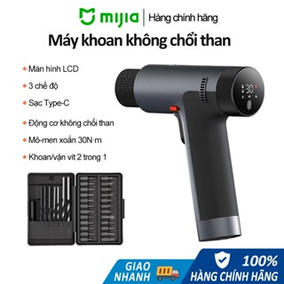 Máy khoan tường Mijia,30Nm,động cơ không chổi than,pin lithium,nhiều phụ kiện