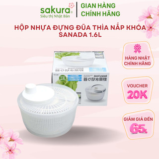 Rổ quay rau Rotary nhựa cao cấp - Hàng Nhật nội địa