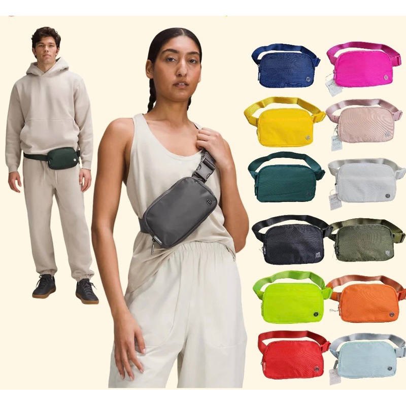 Túi Đeo Chéo Nam Nữ LULULEMON EVERYWHERE BELT BAG 1L Chống Thấm Nước Thời Trang Nhiều Ngăn