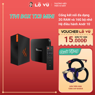 Tivi Box Tx3 Mini An.droi, 2G Ram Và 16G Bộ Nhớ, Bluetooth, Androidtv 9 - Phiên Bản 2021 - Chính Hãng Cao Cấp