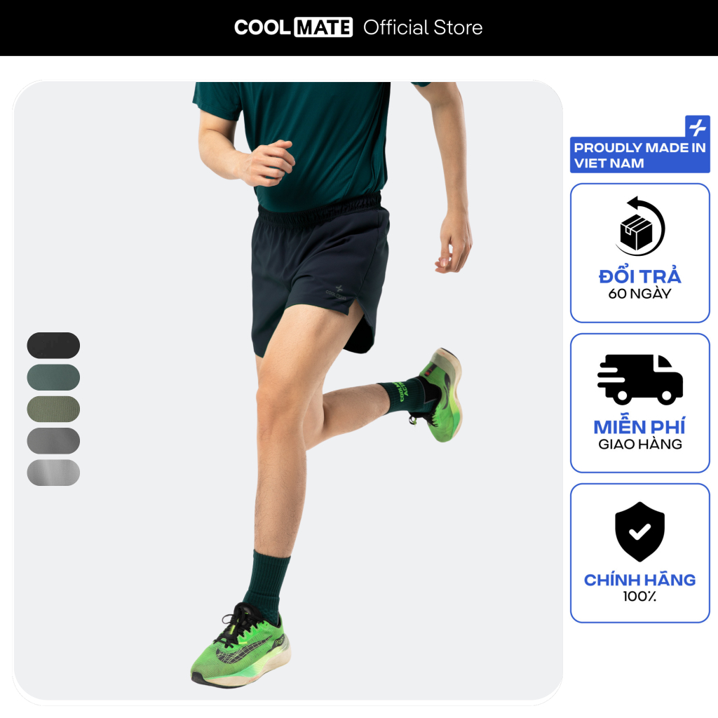 [SALE TẾT]Quần shorts thể thao chạy bộ Running Essentials 5 inch Coolmate
