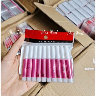 Phụ kiện 20 dũa móng tay mini, keo ,que gỗ vỏ hộp