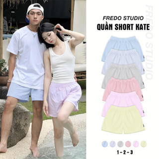 Quần Short Kate Mặc Ở Nhà, Quần Đùi Nam Nữ Form Rộng Mặc Thoáng Mát Hottrend - QS302