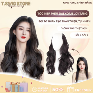 Tóc Kẹp Dải Xoăn Sóng Tiện Dụng, Tóc Kẹp Làm Phồng Tóc