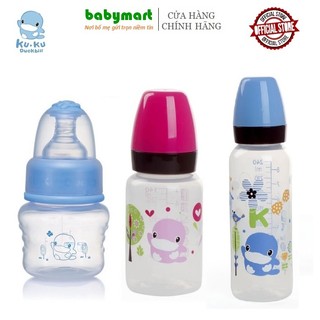 Bình sữa cổ hẹp nhựa pp kuku duckbill 60ml/140ml/240ml