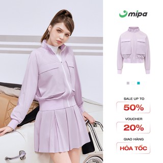 Áo khoác nữ MIPA thời trang Golf Pickleball Tennis cao cấp phối lưới chống tia UV Jolie Jacket
