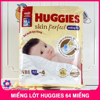 Miếng Lót Huggies Newborn 1 (Sơ Sinh - 64 Miếng) Tặng Kèm 6 Miếng