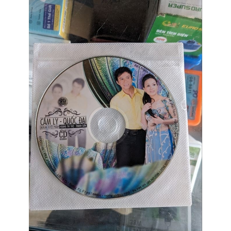 Đĩa CD Gốc không hộp Cẩm Ly-Quốc Đại-Album Tuyệt Phẩm Hoàng Thi Thơ-Thanh Sơn-Audio Chất Lượng Cao