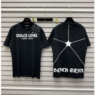 Áo Thun Dolce Level Ngôi Sau In Full Lưng Chất Liệu Cotton Dày Dặn Siêu Bền, Phong Cách Đường Phố Cho Anh Em Cháy Phố