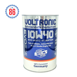 Nhớt tổng hợp cho xe số, xe côn tay Voltronic Evo Moto 4T Edition 10w40 - Fully Synthetic - Tặng kèm 30ML phụ gia xăng