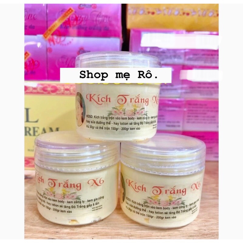 kem kích trắng x6 vàng (lẻ )