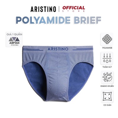 Quần lót nam ARISTINO kẻ chất polyamide cao cấp mềm mịn FITFOMR 360 ôm body thoáng mát - ABF064