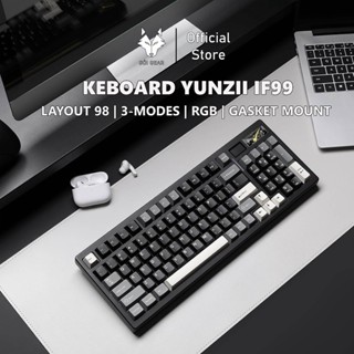 [HỎA TỐC HN - HCM] Bàn phím cơ Yunzii IF99 | Không dây 3 Modes | Case nhựa | Màn hình LCD | Có Badge | RGB | Mạch xuôi