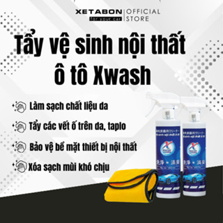 [CHÍNH HÃNG] Xwash Chai Xịt Vệ Sinh Nội Thất - ghế da Ô Tô - Hỗ Trợ Diệt Khuẩn Khử Mùi Khó Chịu Bên Trong Xe Ô Tô