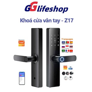 Khoá cửa vân tay, Khoá cửa thông minh cửa gỗ -  WiFi dễ sử dụng khóa vân tay
