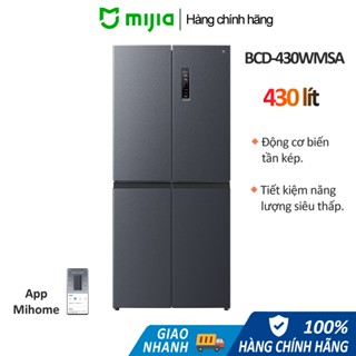 Tủ lạnh Mijia 430L tủ lạnh 4 cửa thông minh tiêu thụ điện năng thấp | BCD-430WMSA