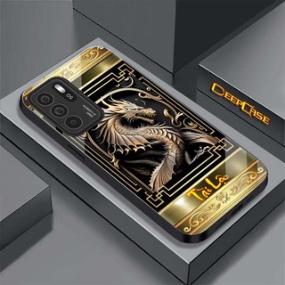 Ốp Lưng OPPO RENO 6 5G, RENO 6Z, RENO 7 4G, RENO 7 5G ,RENO 7Z Mặt Lưng Kính Cường Lực 3D In Hình 12 Con Giáp Tài Lộc