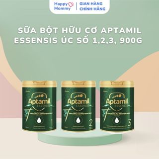 Sữa bột Aptamil Essensis Úc 900g số 1, 2, 3 - Dòng sữa hữu cơ cho bé - Hàng nội địa bay air