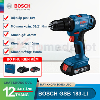 Máy Khoan Động Lực Dùng Pin 18V Bosch GSB 183 LI