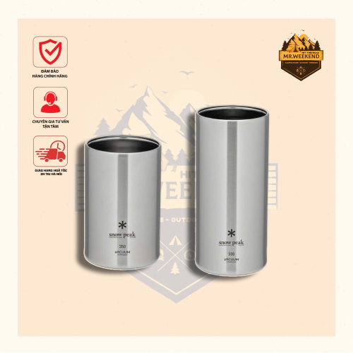 Ly Snow peak Shimo Can Cooler- Chính hãng